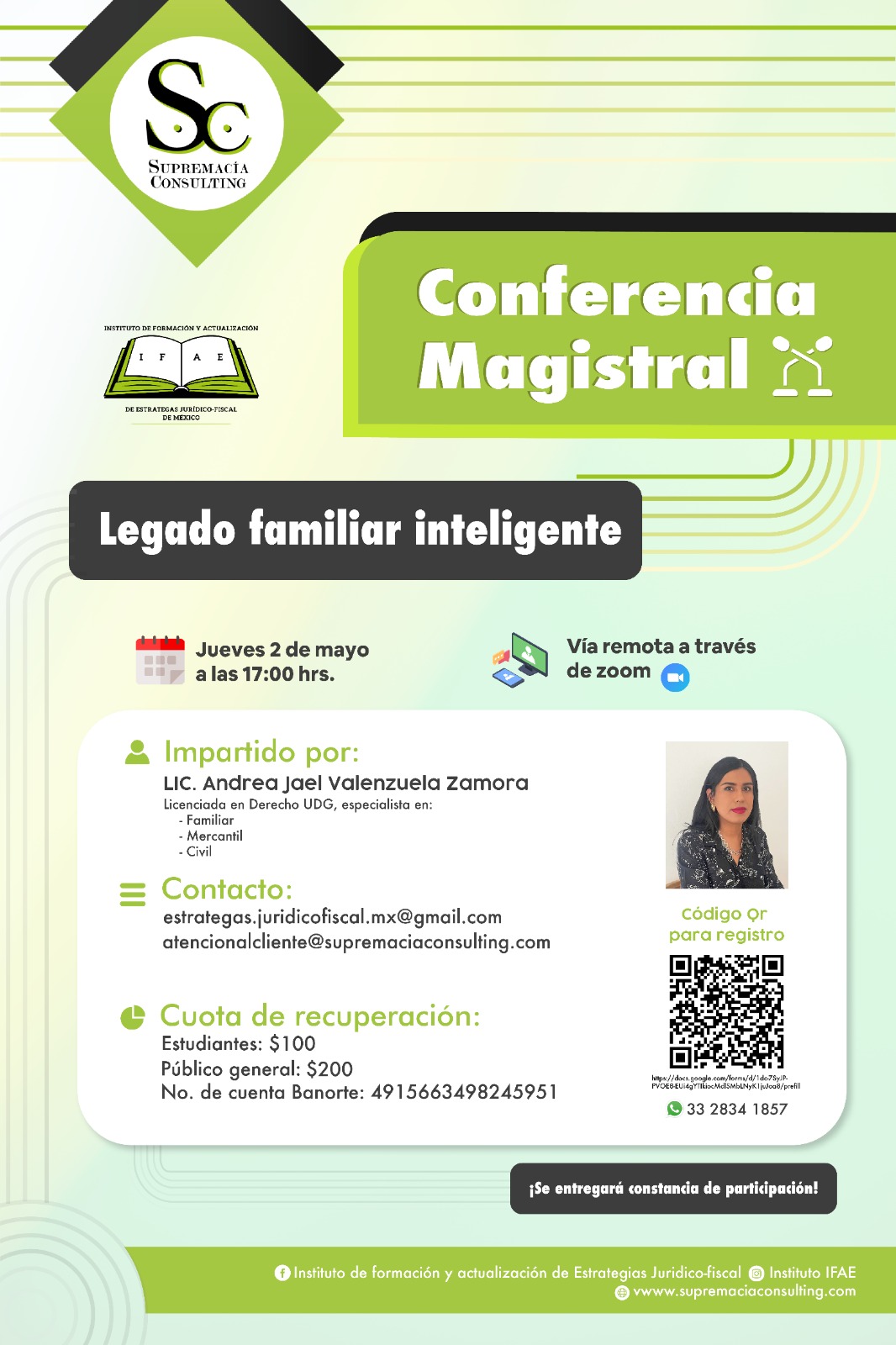 Lic. Andrea Jael Valenzuela Zamora